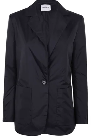 Aspesi Blazer con bolsillos de parche y botones