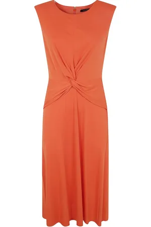 Ralph Lauren Vestido midi con detalle retorcido