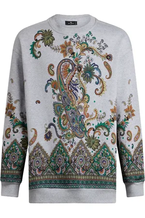 Etro Sudadera con estampado de cachemira