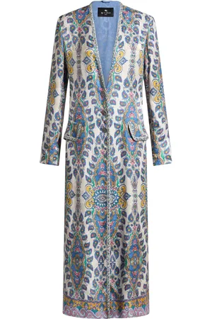 Etro Abrigo con estampado de cachemira