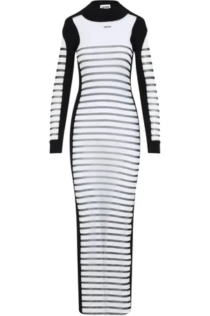 Jean Paul Gaultier Vestido con motivo de rayas