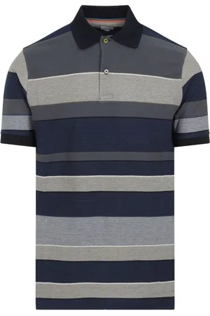 Paul Smith Playera tipo polo con rayas estampadas