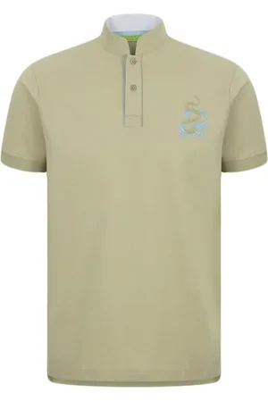 SHANGHAI TANG Playera tipo polo con dragón bordado