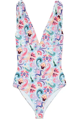 Etro Traje de baño con estampado de cachemira