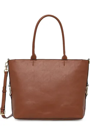 Twin-Set Tote con placa del logo