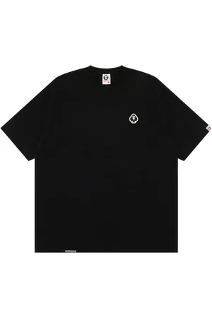 A Bathing Ape Playera con aplique del logo