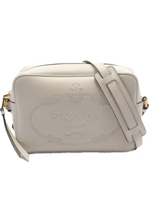 Prada Bolsa de hombro con logo en relieve 2010