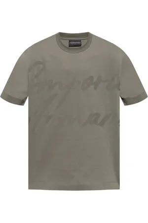 Emporio Armani Playera con logo estampado