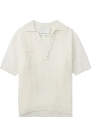 3.1 Phillip Lim Playera tipo polo a capas