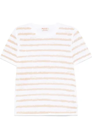 Marni Playera Scribble Stripes