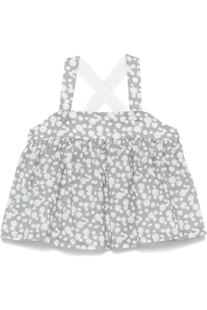 Il gufo Top con estampado floral