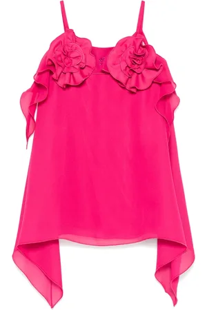 MISS BLUMARINE Vestido con aplique floral