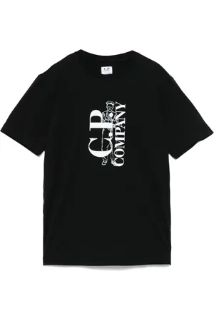 C.P. Company Playera con logo estampado