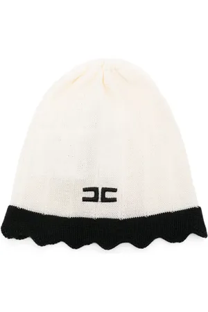 Elisabetta Franchi Gorro con logo bordado