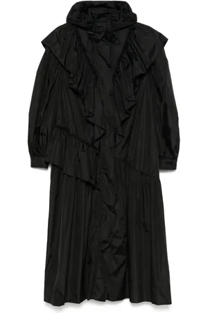 Simone Rocha Abrigo con detalle de volantes