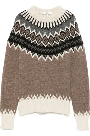 Chloé Suéter de tejido fair isle