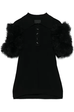 Givenchy Playera tipo polo con detalle de pompón