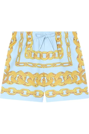 VERSACE Shorts de playa Medusa Chains