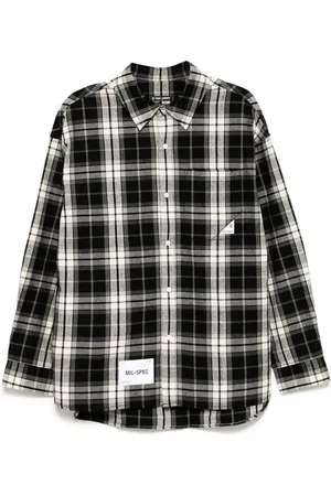Izzue Camisa con cuadros estampados