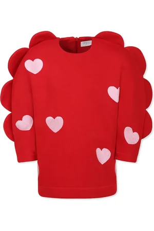 Pangolini Kids Vestido con corazones estampados