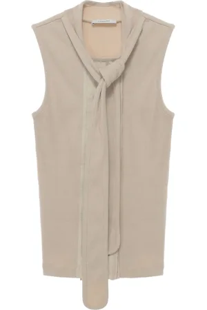 LEMAIRE Blusa con dobladillo asimétrico