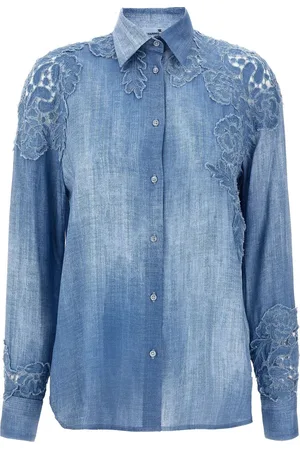 ERMANNO SCERVINO Camisa con detalles de macramé