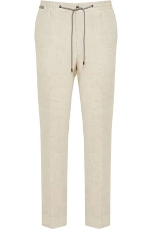 corneliani Pantalones con cordones en la pretina