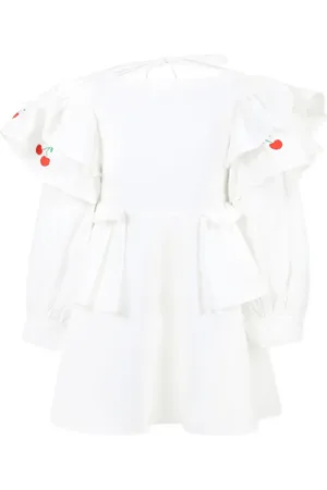 Pangolini Kids Vestido con detalles de volantes