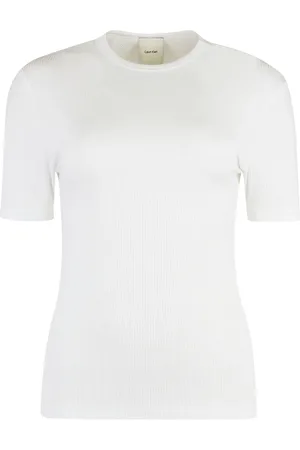 Calvin Klein Playera de canalé fino