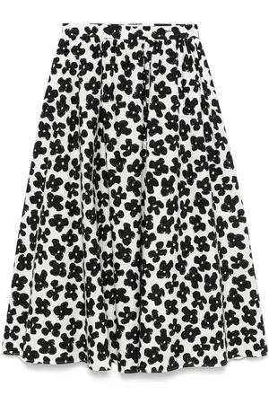 Msgm Falda larga con estampado floral