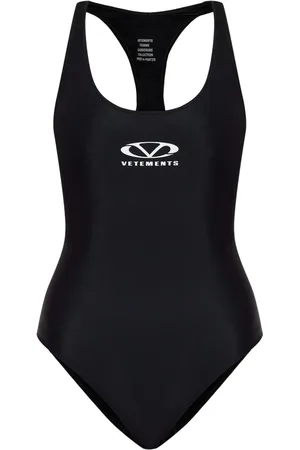 Vetements Traje de baño con logo estampado