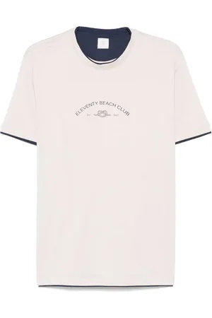 ELEVENTY Playera con logo estampado