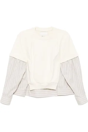 3.1 Phillip Lim Top tejido con diseño patchwork