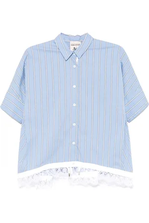 SEMICOUTURE Camisa con rayas estampadas