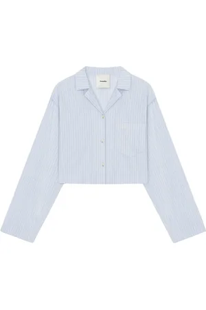 Nanushka Camisa con rayas estampadas