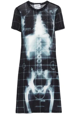 Jean Paul Gaultier Vestido corto Squeletor