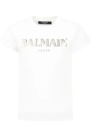 Balmain Playera con logo estampado