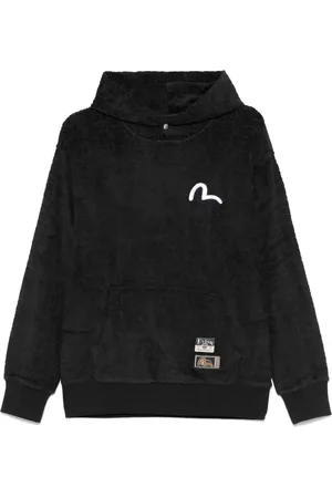 Evisu Hoodie con monograma en jacquard