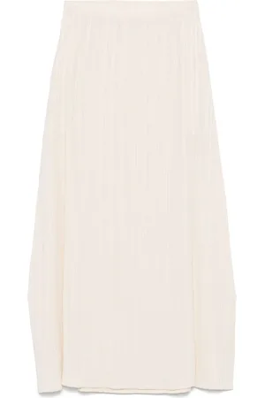 PLEATS PLEASE ISSEY MIYAKE Falda midi con diseño plisado