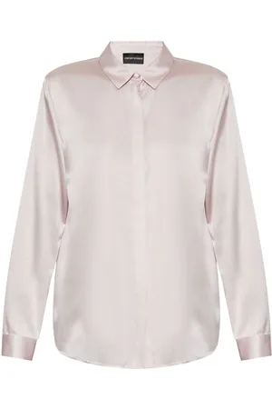 Emporio Armani Camisa de seda satinada
