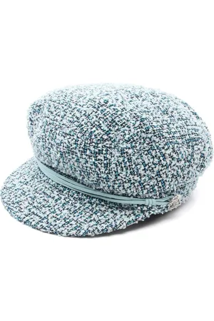 CHANEL Gorra baker boy de tweed 1986-1988