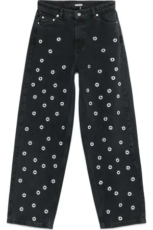 ROTATE Jeans con tiro alto