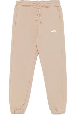 Msgm Pants con logo estampado