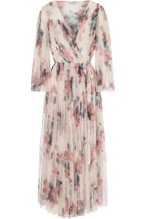 Serafini Vestido largo con estampado floral