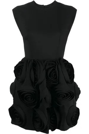 Viktor & Rolf Vestido de crochet corto con motivo floral