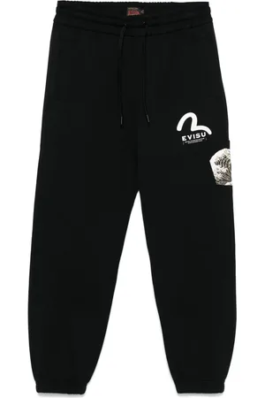 Evisu Pants con logo estampado