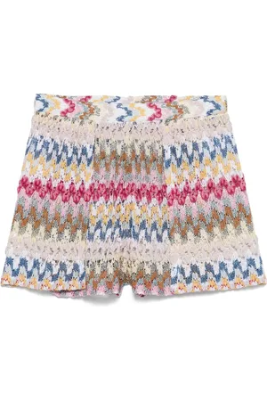 Missoni Shorts con motivo en zigzag