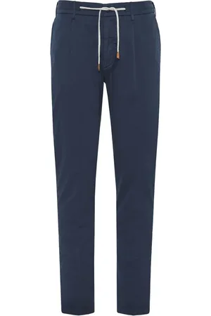 ELEVENTY Pantalones rectos con cordones en la pretina