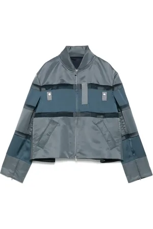 SACAI Chamarra bomber con paneles