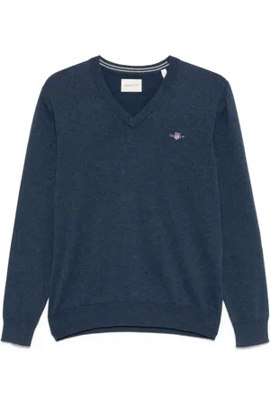 GANT Suéter con cuello en V